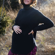 Load image into Gallery viewer, High Neck Simple Temperament Fashion MaternityTop
