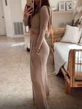 Load image into Gallery viewer, Casual Solid Color Fashion Two-piece Suit
