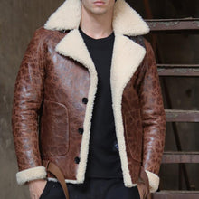 Load image into Gallery viewer, Polka Dot Print And Velvet Lapel Men's Coat
