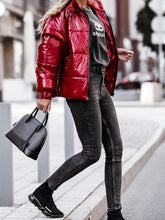 Load image into Gallery viewer, Fashion Warm High-neck Ladies Cotton Jacket
