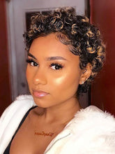 Load image into Gallery viewer, Gradient Cake Roll Chemical Fiber Wig
