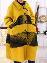 Load image into Gallery viewer, Color Matching Casual Plus Size Women's Coat
