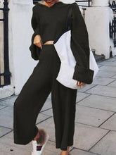Load image into Gallery viewer, Casual Street Style Comfortable Knitted Hooded Suit
