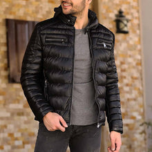 Load image into Gallery viewer, Men's Fashion Casual Solid Color Warm Jacket

