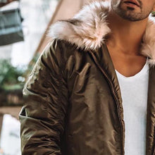 Load image into Gallery viewer, Fur Collar Warm Fashion Jacket
