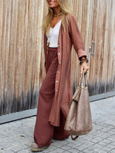 Load image into Gallery viewer, Cotton And Linen Long Leisure Women's Suit
