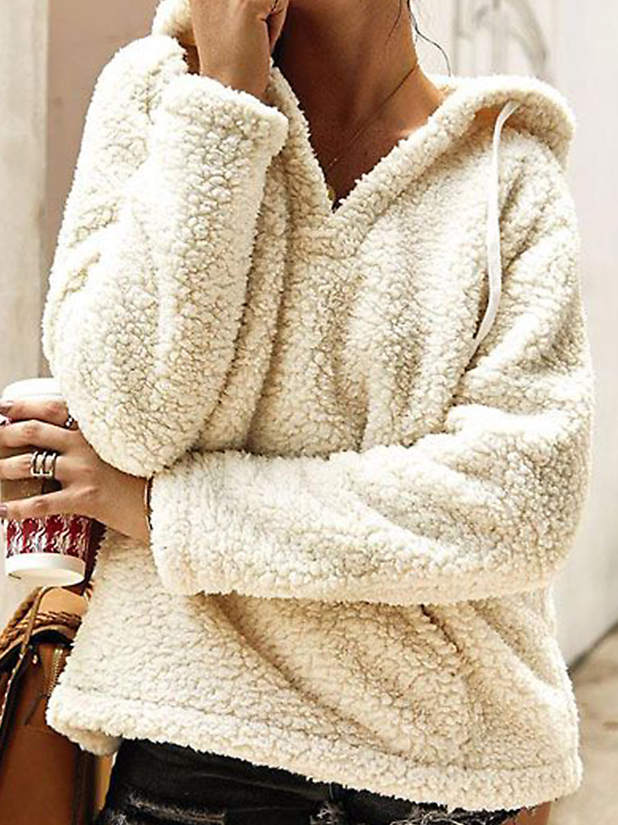 Autumn and Winter Fashion Casual Plush Pullover