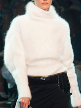 Load image into Gallery viewer, Fashionable and Comfortable Turtleneck Seahorse Hair Ladies Sweater

