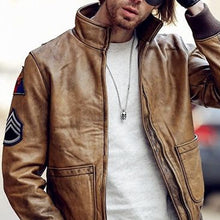 Load image into Gallery viewer, Outdoor Motorcycle Pu Fabric Men's Jacket
