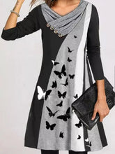 Load image into Gallery viewer, Ladies Fashion Casual Loose Printed Dress
