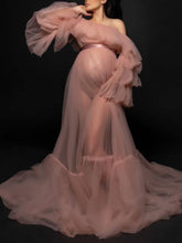 Load image into Gallery viewer, Fashion Strapless Long Veil Skirt for Pregnant Women
