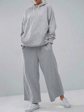Load image into Gallery viewer, Ladies Solid Color Comfortable Casual Cotton Sports Two-piece Suit
