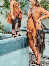 Load image into Gallery viewer, Simple Dress with Bow for Pregnant Women
