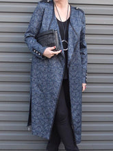 Load image into Gallery viewer, Fall/winter Fashion Ladies Coat with Lapel Side Slit
