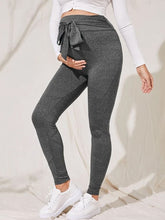 Load image into Gallery viewer, Cotton Elastic Bow Plus Size Maternity Leggings
