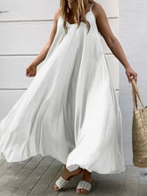 Load image into Gallery viewer, Women's Sexy Sleeveless Solid Color Swing Line Dress
