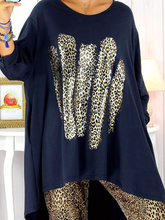 Load image into Gallery viewer, Casual Loose Leopard Print Ladies T-shirt
