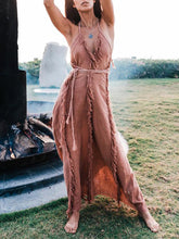 Load image into Gallery viewer, Sling Tassel Party Long Women's Dress
