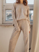 Load image into Gallery viewer, Autumn and Winter Solid Color Comfortable Knitted Suit
