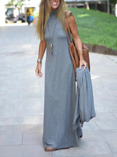 Load image into Gallery viewer, Cotton Long Dress Simplicity Women's Suit
