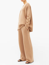 Load image into Gallery viewer, Casual And Comfy Loose Pullover Knitted Tops And Trousers Women's Suit
