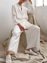 Load image into Gallery viewer, Women's White Casual Raw Edge Long Sleeve Suit
