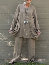 Load image into Gallery viewer, Women's Casual Solid Color Pocket Suit
