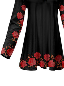 Printed Long Sleeve Top