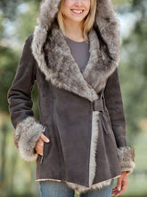 Load image into Gallery viewer, Hooded Fur Collar Women's Coats
