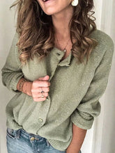 Load image into Gallery viewer, FashionLong-sleeved Button Cardigan Sweater For Women
