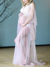 Load image into Gallery viewer, Elegant And Noble Tulle Maternity Dress
