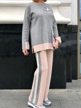 Load image into Gallery viewer, Autumn and Winter Fashion and Comfortable Round Neck Top and Casual Pants Suit
