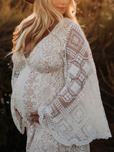 Load image into Gallery viewer, Sexy Long Photography Gown Lace Dress For Pregnant Women
