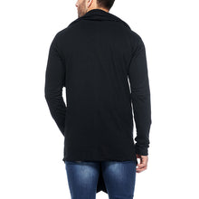 Load image into Gallery viewer, Drawstring Shrug Black Men's Cardigans
