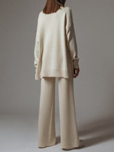Load image into Gallery viewer, High Neck Knit Loose Women's Suits
