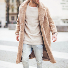 Load image into Gallery viewer, Men's Fashion Flip Collar Solid Color Warm Coats
