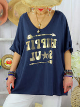Load image into Gallery viewer, Fashion Casual Letter Printing Women's Top
