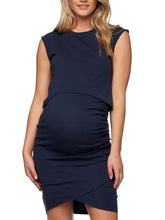 Load image into Gallery viewer, Casual Solid Color Sleeveless Maternity Dress
