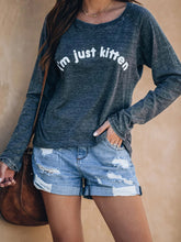 Load image into Gallery viewer, Letter Printing Casual Loose Women's Tops
