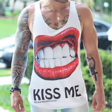 Load image into Gallery viewer, Men's Kiss Me Casual Print Vest
