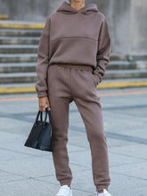 Load image into Gallery viewer, Fashionable Hooded Sports Casual Solid Color Suit
