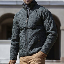 Load image into Gallery viewer, Fall/winter Fashion Stand-up Collar Zipper Men's Padded Jacket
