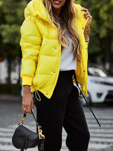Load image into Gallery viewer, Fashion Short Warm Hooded Cotton Jacket
