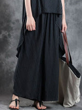Load image into Gallery viewer, Fashion Striped Irregular Dress Ladies Suit

