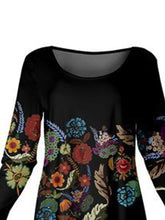 Load image into Gallery viewer, Fashion Printed Round Neck Long Sleeve Top
