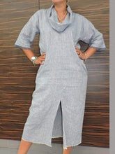 Load image into Gallery viewer, Fashion Loose Solid Color Dress
