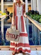 Load image into Gallery viewer, Casual Color Matching Sling Holiday Women's Dress
