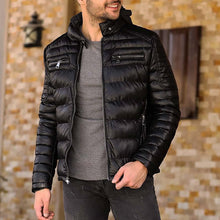 Load image into Gallery viewer, Men's Fashion Casual Solid Color Warm Jacket

