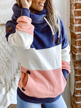 Load image into Gallery viewer, Color Block Sports Head Women's Tops
