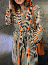 Load image into Gallery viewer, Fashion Casual Plaid Ladies Coat
